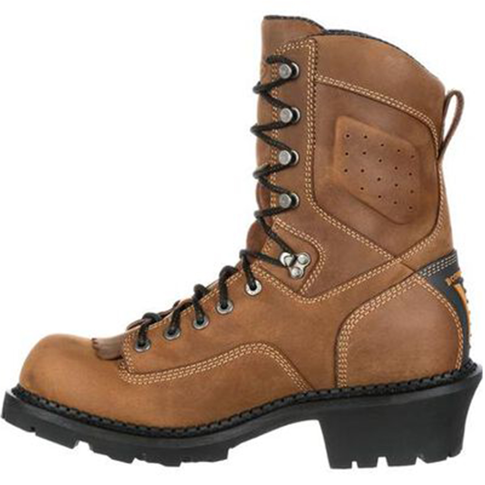Comfortable waterproof steel toe boots top